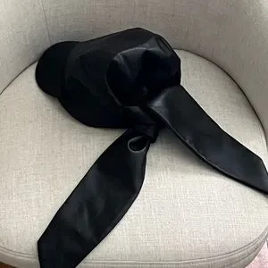 Polene | Accessories | Polne Leather Cap In Black | Poshmark display picture 1